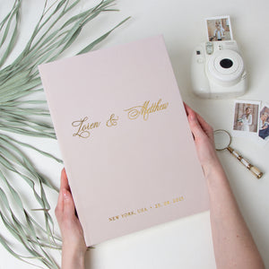 Cream + Real Gold | Guest Book