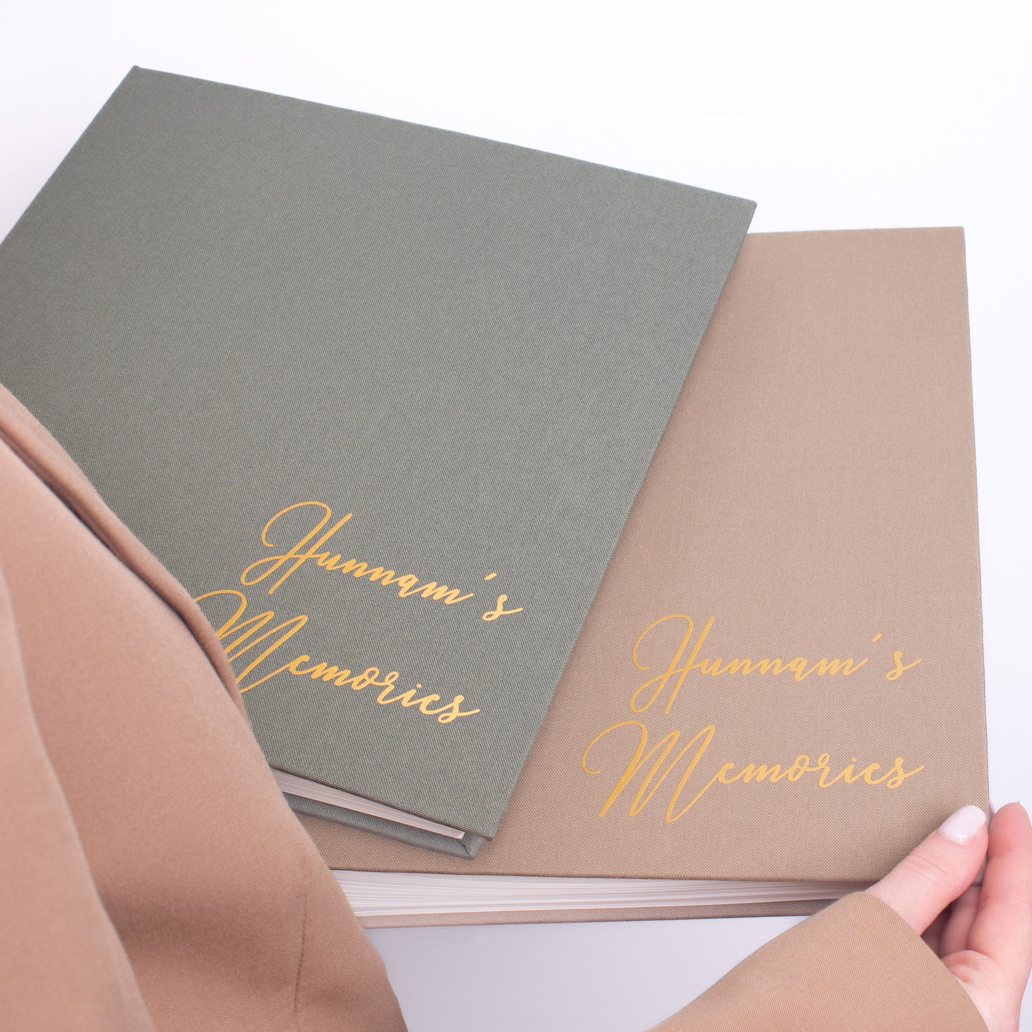 Sage Green + Gold Matte  | Guest Book