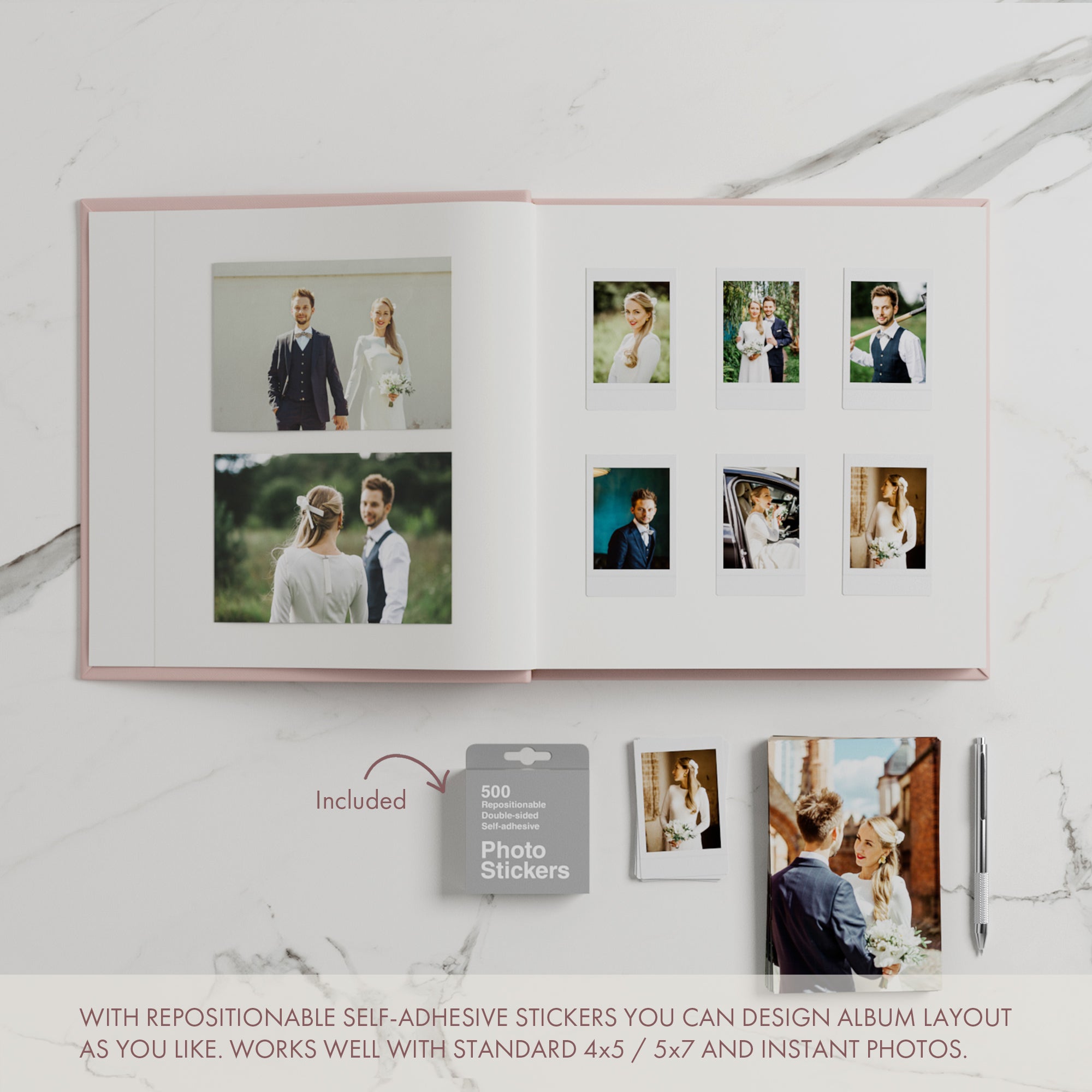 Wedding Instant Guest book Polaroid Album Ideas – Liumy Albums