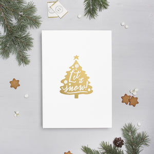 Christmas White Guest Book Photo Album with Gold Lettering by Liumy - Liumy 