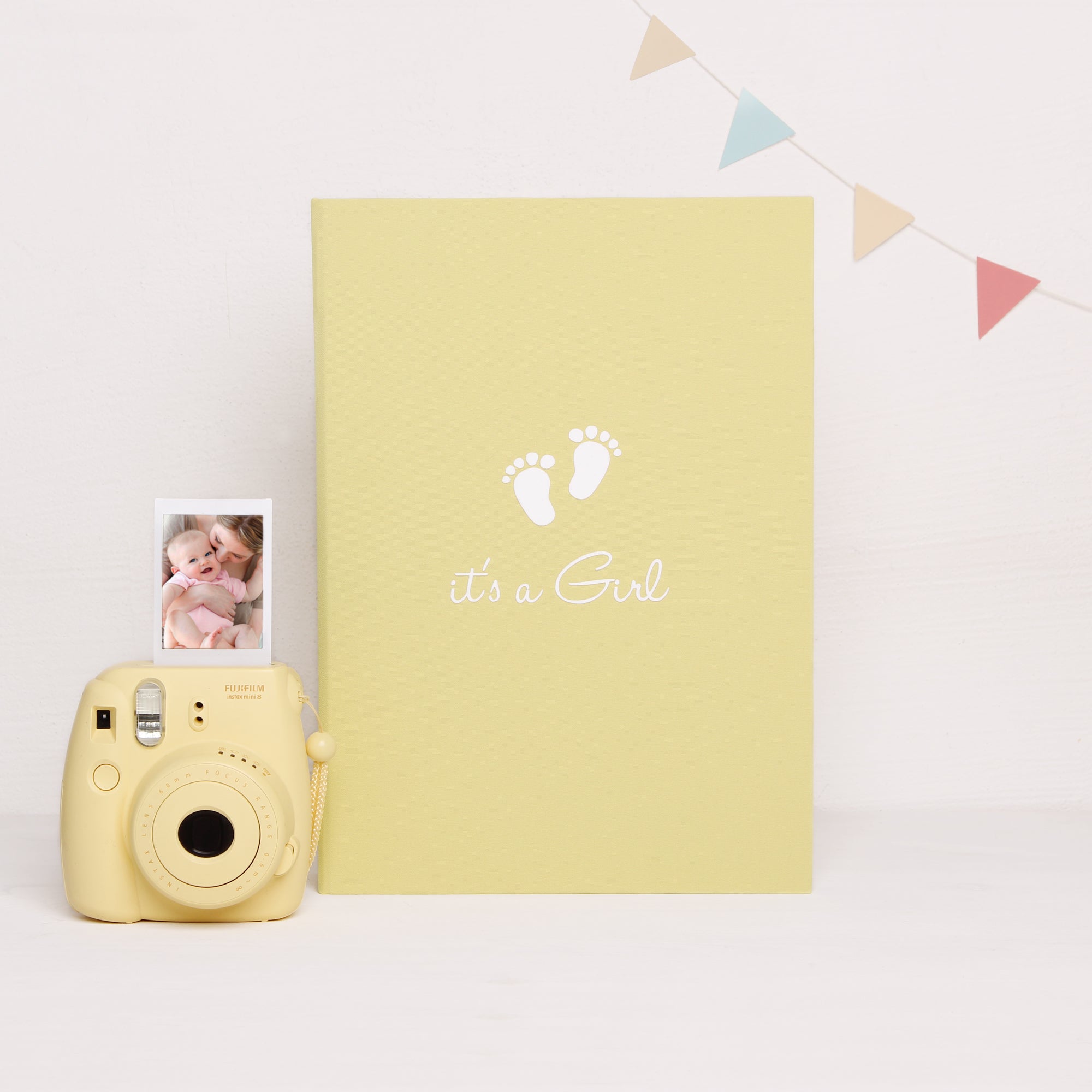Baby Album Photo Book Its A Girl Children Birthday Album Instax picture album, Kids Album - by Liumy - Liumy 